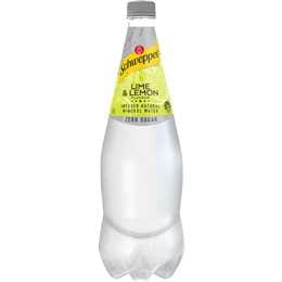 Schweppes Zero Sugar Mineral Water Lime & Lemon 1.1L