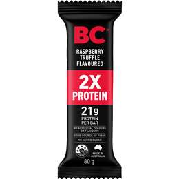 BC Snacks Double Protein Bar Raspberry Truffle 80g