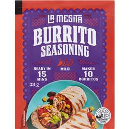 La Mesita Seasoning Burrito Mild