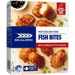 Sealord Korean Style Hoki Fish Bites