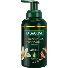 Palmolive Foaming Hand Wash Luminous Oils Sandalwood & Vanilla 400mL