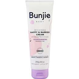 Bunjie Baby Nappy Barrier Cream Sensitive & Fragrance Free 250g