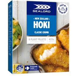 Sealord Hoki Fillets Classic Crumb