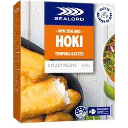 Sealord Hoki Fillets Tempura Batter
