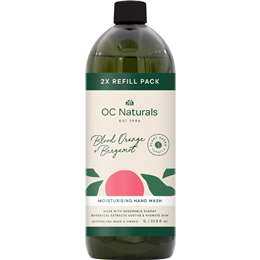 OC Naturals Hand Wash Refill Blood Orange & Bergamot 1L