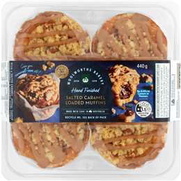 Woolworths Salted Caramel Loaded Muffin