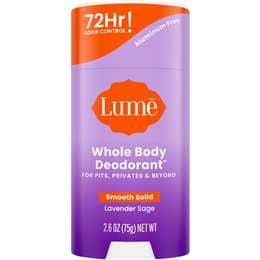 Lume Whole Body Deodorant Stick Lavender Sage 75g