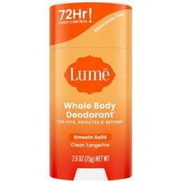 Lume Whole Body Deodorant Stick Clean Tangerine 75g