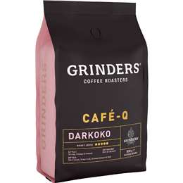 Grinders Cafe Q Darkoko Coffee Beans 500g