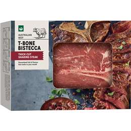 Woolworths Australian Beef T-Bone Bistecca Sharing Steak