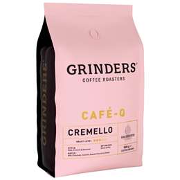 Grinders Cafe Q Cremello Coffee Beans 500g
