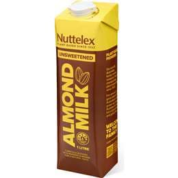 Nuttelex Unsweetened Almond Long Life Milk UHT 1L
