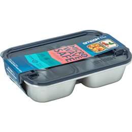 Smash Blue 2 Compartment Snack Box Assorted 410mL each