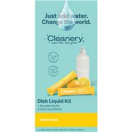 Cleanery Dish Liquid Kit Fresh Citrus each
