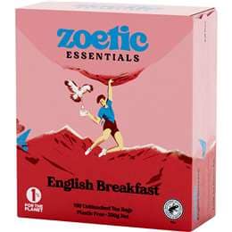 Zoetic English Breakfast Tea Bags