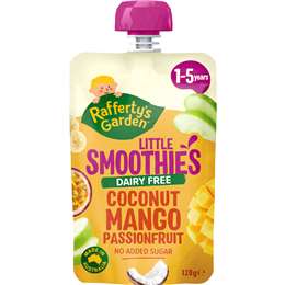 Rafferty's Garden Little Smoothies Baby Food Coconut Mango Passionfruit