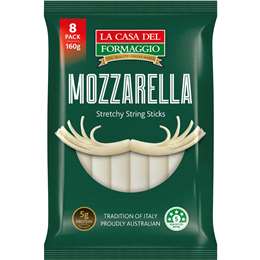 La Casa Mozzarella String Cheese Sticks