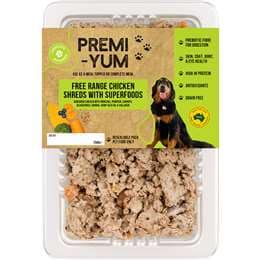 Premi-Yum Chilled Free Range Chicken Shreds With Superfoods