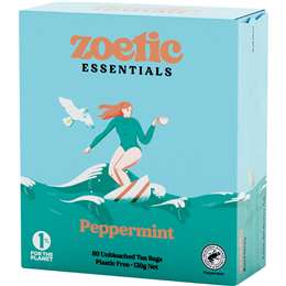 Zoetic Tea Bags Peppermint 80 pack