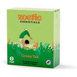 Zoetic Green Tea Bags 100 pack