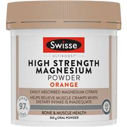 Swisse Ultiboost High Strength Magnesium Powder Orange 360g
