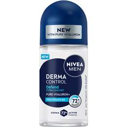 Nivea Men Derma Control Roll On 72HR Antiperspirant Deodorant 50mL