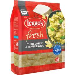 Leggo's Fresh Three Cheese & Pepper Ravioli 630g