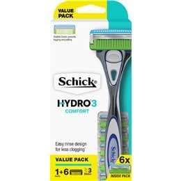 Schick Hydro 3 Comfort Razor Kit each