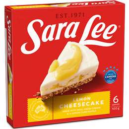 Sara Lee Lemon Cheesecake 410g