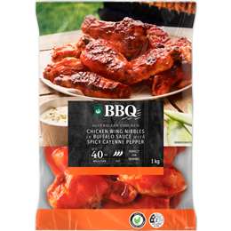 Woolworths BBQ Australian Chicken Wing Nibbles Buffalo Style