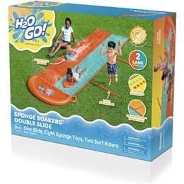 H20 Go Sponge Soakers Double Water Slide each