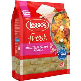 Leggo's Fresh Ricotta & Bacon Ravioli 630g