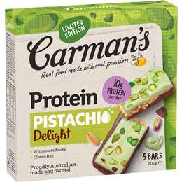Carman's Protein Pistachio Delight Bars 5 pack
