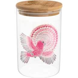 Chernee Sutton Christmas Bird Glass Canister each