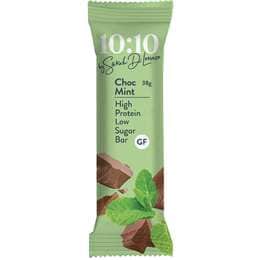 Sarah Di Lorenzo 10:10 High Protein Low Sugar Bar Choc Mint