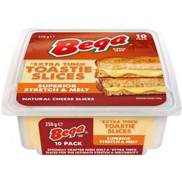 Bega Toastie Cheese Slices Extra Thick product image