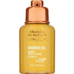 Thanks To Nature Shower Oil Nourish Almond & Vanilla