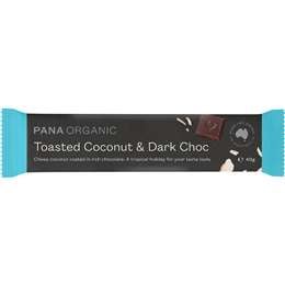 Pana Organic Toasted Coconut & Dark Choc Bar