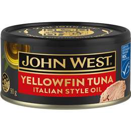 John West Yellowfin Tuna In Italian Style Oil 90g