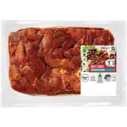 Woolworths COOK Beef Strips Mexican