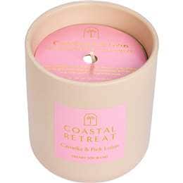 Coastal Retreat Soy Blend Luxury Candle Camelia & Pink Lotus 250g