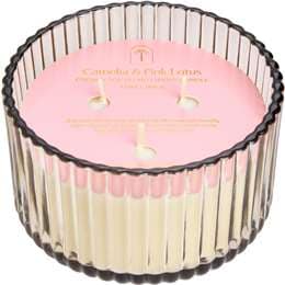 Coastal Retreat Triple Wick Soy Blend Candle Camelia & Pink Lotus 450g