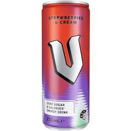 V Energy Drink Strawberries & Cream