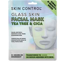 Skin Control Glass Skin Facial Mask Tea Tree & Cica each