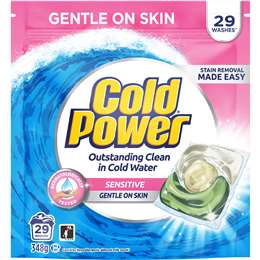 Cold Power Laundry Capsules Sensitive 29 pack