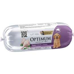 Optimum Chilled Dog Food Roll Puppy Chicken & Spinach 1kg