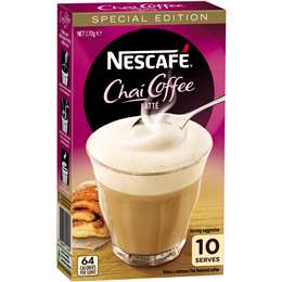 Nescafe Coffee Mixer Sachets Chai Latte 