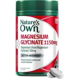 Nature's Own Magnesium Glycinate 1150mg Tablets 200 pack