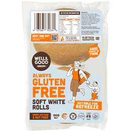 Well & Good Gluten Free Soft White Rolls
