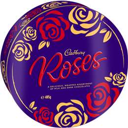 Cadbury Roses Chocolate Tin 485g